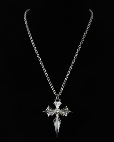 bat cross pendant