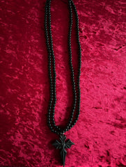 black obsidian rosary