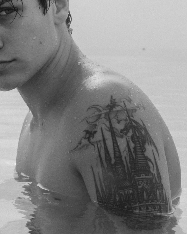 Castle Hearts tattoo example