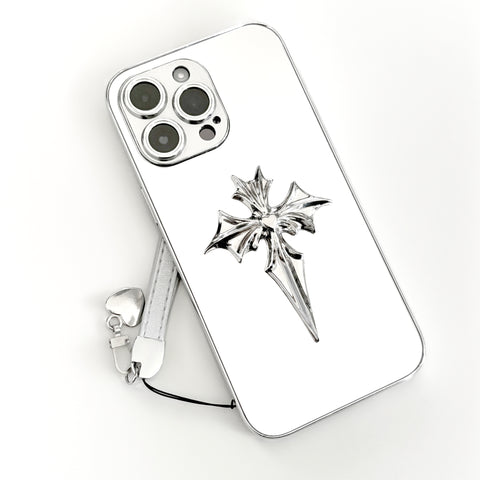 bat religion moonlit mirror phone case