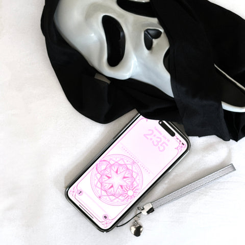 bat religion moonlit mirror phone case
