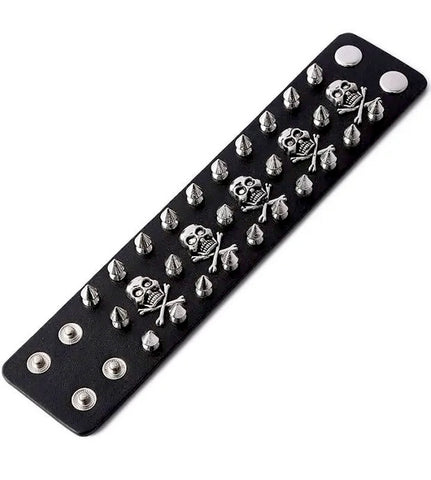 skull spike bracelet