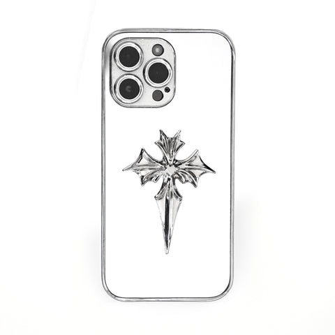 bat religion moonlit mirror phone case